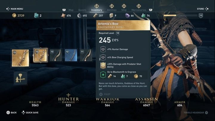 As a reward you will get +3700 XP and a legendary bow - AC Odyssey: Phokis, Side Quests - Side Quests - Assassins Creed Odyssey Guide