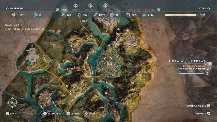 Your first objective is to meet Hekate - AC Odyssey Fate of Atlantis: Meet Your Makers & The Keeper and Key Maker - Episode 1 - Fields of Elysium - Assassins Creed Odyssey Guide