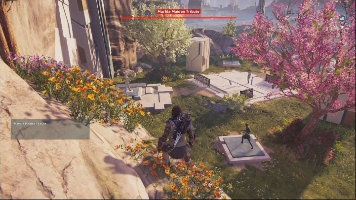 The tribute can be found at the base of one of the larger mountains - AC Odyssey Fate of Atlantis: Minoss Faith, Marble Maiden Tribute - Marble Maiden Tribute - Assassins Creed Odyssey Guide