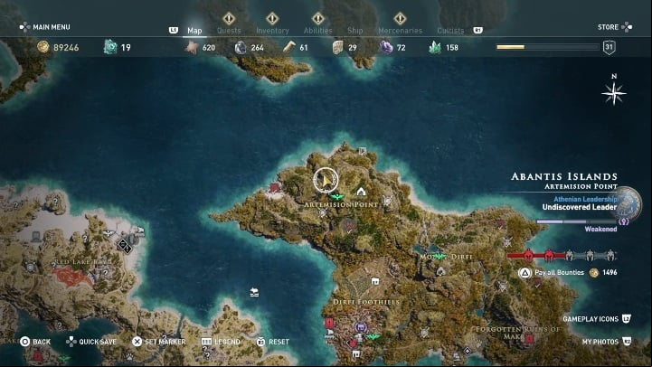 2 - AC Odyssey: Ainigmata Ostraka in Abantis Islands - Ainigmata Ostraka - Assassins Creed Odyssey Guide