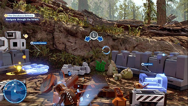 You will now start fighting stormtroopers; you can use covers or rely on more aggressive tactics - LEGO Skywalker Saga: The Chewbacca Defence - walkthrough - Episode 6 - Return of the Jedi - LEGO Skywalker Saga Guide