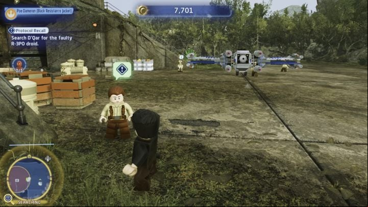 Talk to the crying member of the resistance at bunker no - LEGO Skywalker Saga: Protocol Recall - walkthrough - Tatooine - the desert of Jundland - LEGO Skywalker Saga Guide