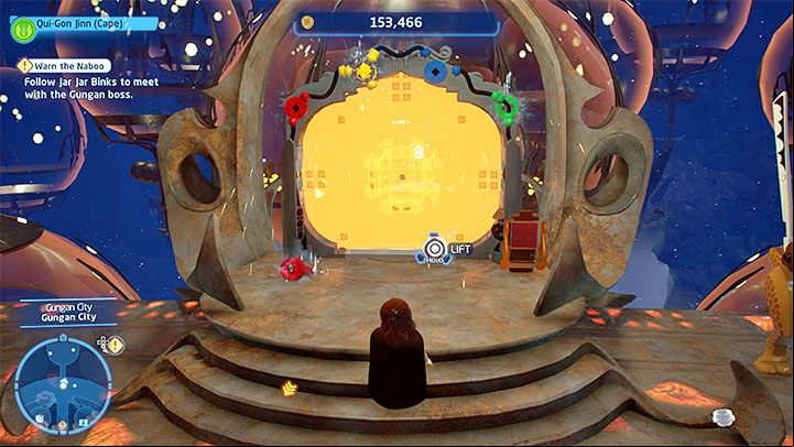 The city is the first major location visited during this episode, but you don't need to explore it during Story Mode - LEGO Skywalker Saga: A Bigger Fish - walkthrough - Episode 1 - The Phantom Menace - LEGO Skywalker Saga Guide