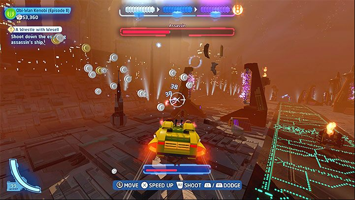 This level features 3 challenges - LEGO Skywalker Saga: A Wrestle with Wesell - walkthrough - Episode 2 - Attack of the Clones - LEGO Skywalker Saga Guide