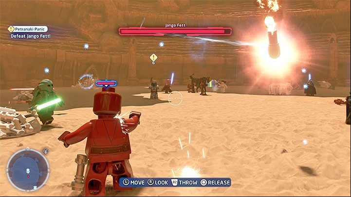 Force is not only useful during puzzles, but can also come in handy during combat - LEGO Skywalker Saga: Combat - weapons and tips - Basics - LEGO Skywalker Saga Guide