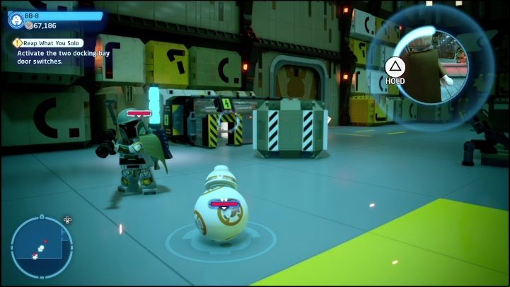The final element can only be obtained by small characters, such as BB-8 - LEGO Skywalker Saga: The Force Awakens - list of collectibles and rewards - Minikits - LEGO Skywalker Saga Guide