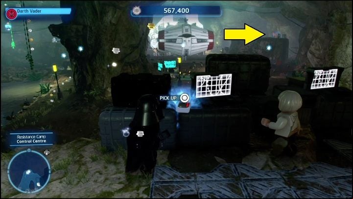 You need a card to get this brick - LEGO Skywalker Saga: Resistance Camp - list of all puzzles - Ajan Kloss - LEGO Skywalker Saga Guide