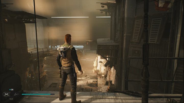 Return to the square and go forward as soon as you get there - there's a zipline there, from a previously activates shortcut - Jedi Survivor: Yurt Barracks - list of secrets - Koboh - Star Wars Jedi Survivor guide