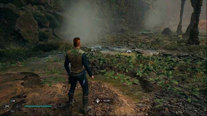 Exit the cave and walk a little forward - Jedi Survivor: Basalt Rift - list of secrets - Koboh - Star Wars Jedi Survivor guide